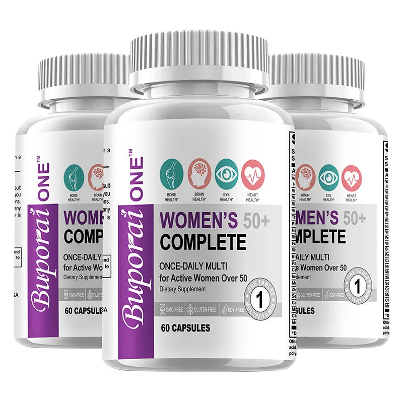 Buporai | Women’s 50+ Multivitamin | Brain, Heart & Metabolism Support