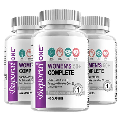 Buporai | Women’s 50+ Multivitamin | Brain, Heart & Metabolism Support