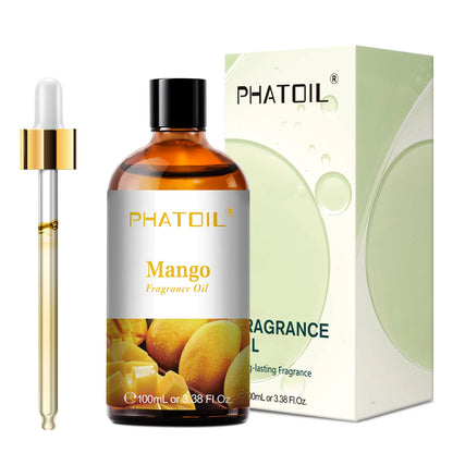PHATOIL 100ml Aromatherapy Fragrance Oil Coconut & Vanilla Strawberry Cherry 2PCS/1PCS Aroma Oils For Diffuser Candle Making