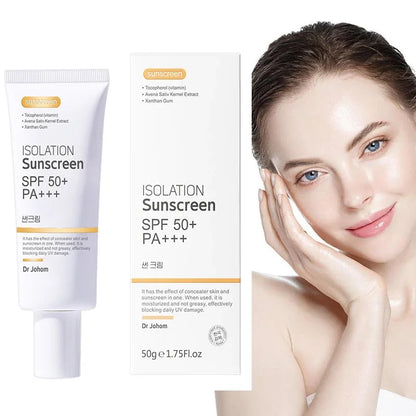 Sunscreen Cream SPF 50+ | Long-Lasting, Waterproof & Non-Sticky UV Protection | Moisturizing Sunblock for Face & Body