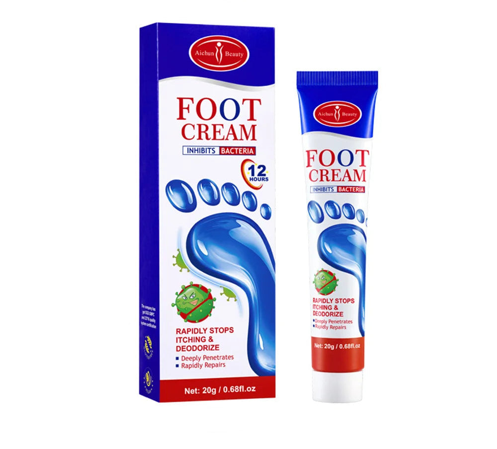 Foot Fungus Removal Cream – 20g Anti-Itching & Repair Ointment for Cracked Feet, Sweat & Beriberi