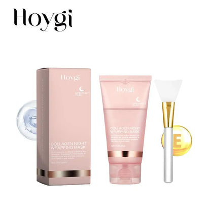 Hovgi Collagen Night Wrapping Mask | Overnight Peel-Off Treatment for Deep Hydration & Skin Repair | 80g