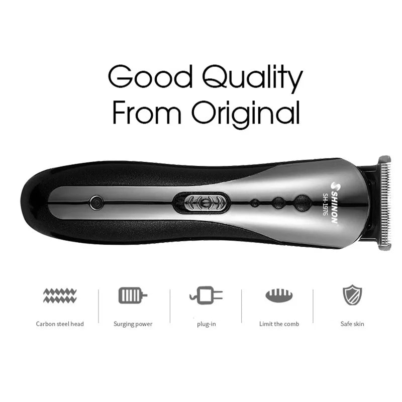 RESUXI SH-1976 Men's 3 in 1 Professional Hair Clipper Set Rechargeable Electric Shaver Ear Nose Hair Trimmer Grooming Kit