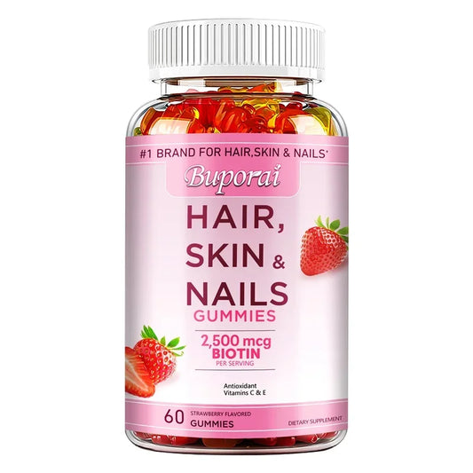 Buporai | Hair, Skin, Nails, Antioxidants, Immune Support | 100 Gummies