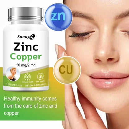 Sunny | Zinc Copper Capsules | Immune & Skin Health Support