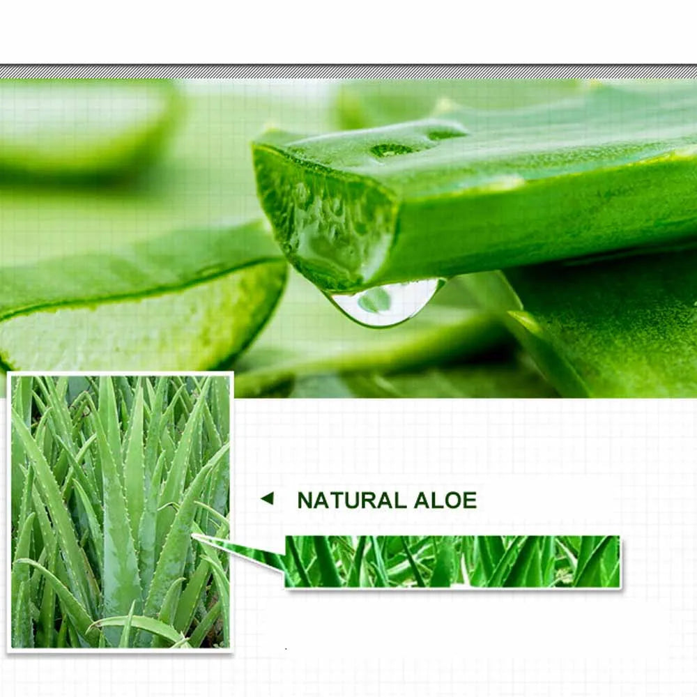 Natural Aloe Vera Gel | 100% Pure Moisturizer | Soothing, Freckles & Melasma Care, Face Primer – 40g