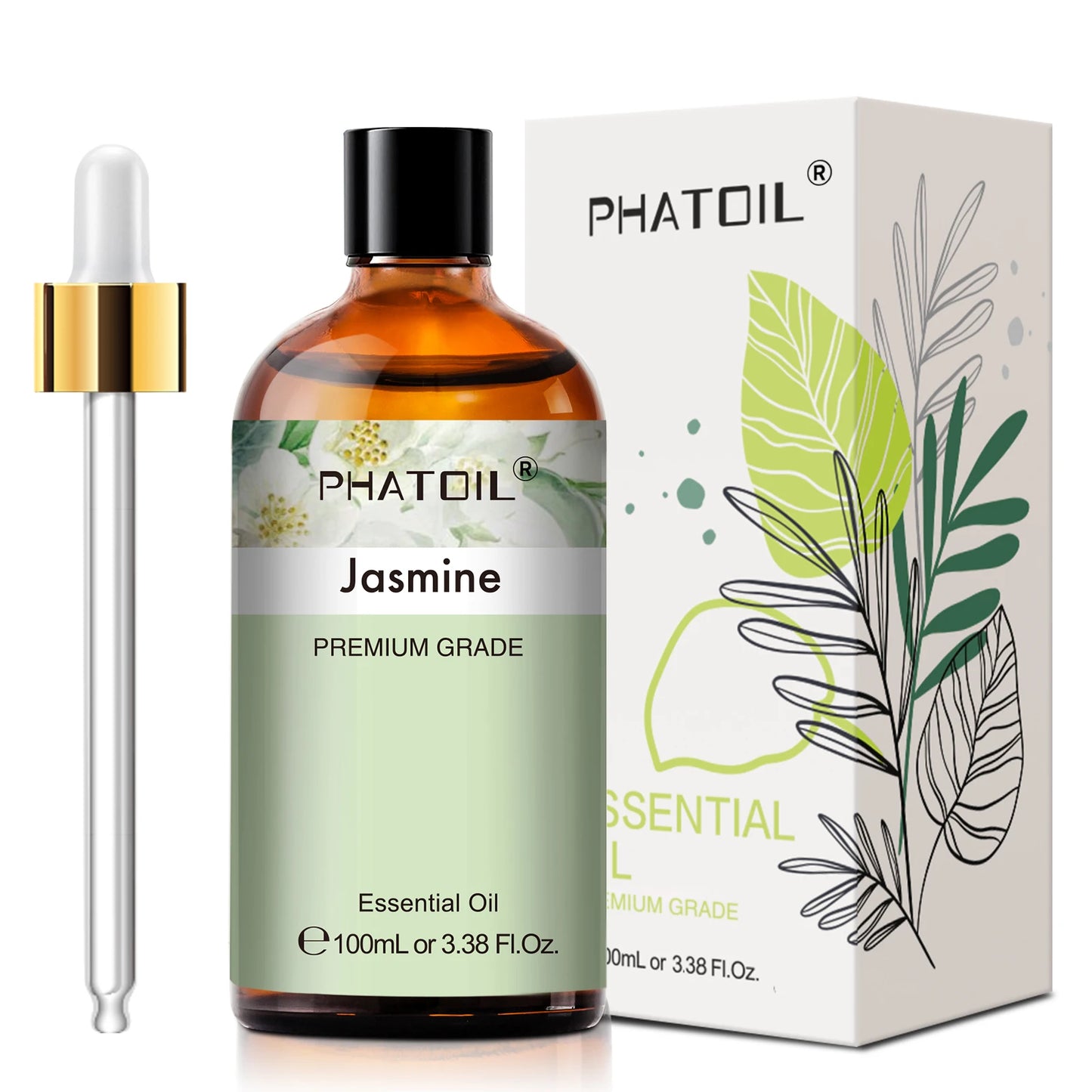 PHATOIL 100ml Natural Essential Oil For Skin Aromatherapy Diffuser Eucalyptus Lavender Vanilla Rose Fragrance Essential Oils