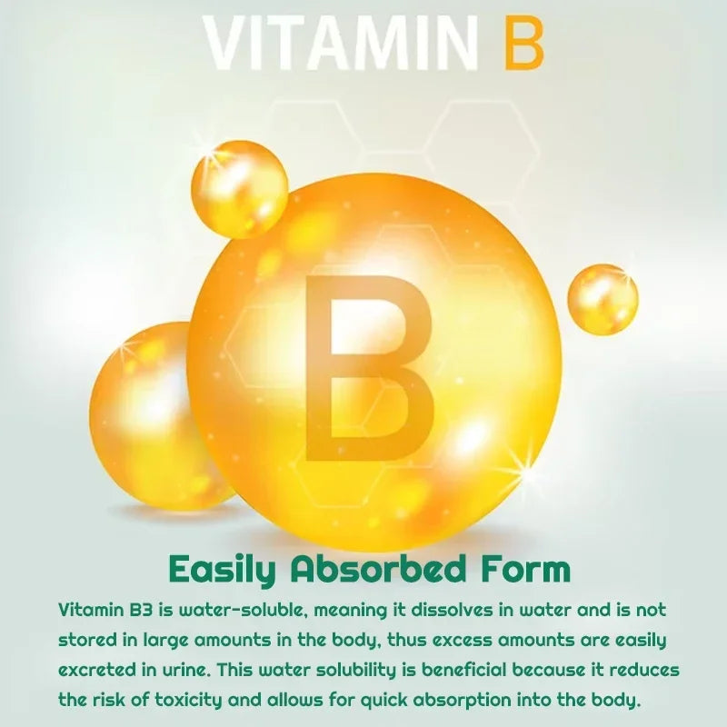 Xemenry | Niacinamide Vitamin B3 Capsules | Brain, Heart & Immunity Support