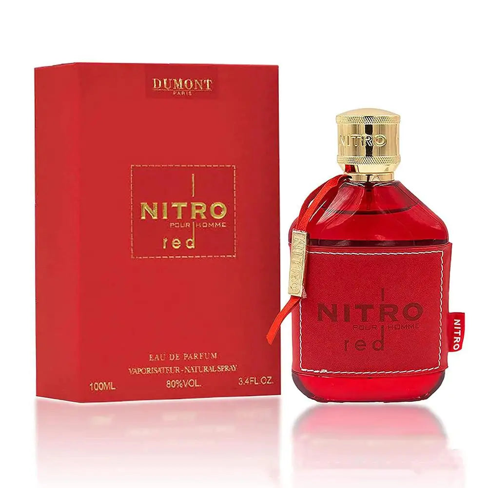 Nitro Red Dumont EDP Perfume Men Fragrance Middle Eastern Arabic Perfume Men's Perfume Women's Perfume Long-lasting