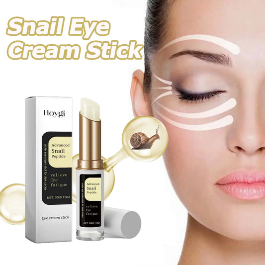 Snail & Collagen | Fine Line & Wrinkle Reduction, Dark Circle Lightening, Firming & Moisturizing | Eye Cream Stick