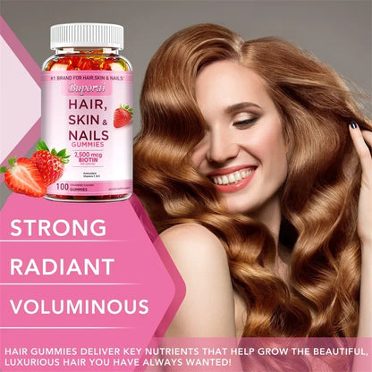 Buporai | Hair, Skin, Nails, Antioxidants, Immune Support | 100 Gummies