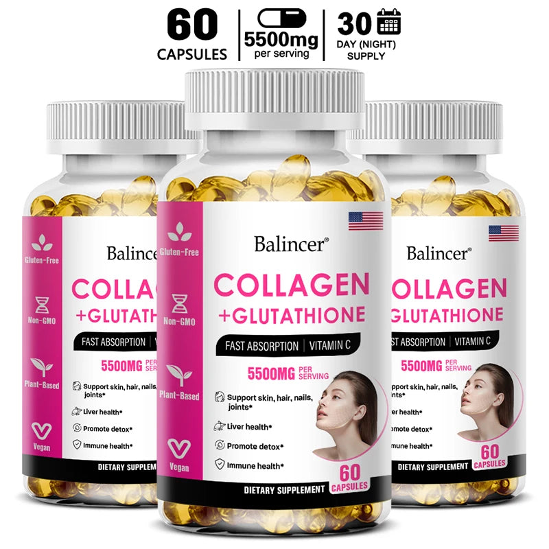 Balincer | Collagen + Glutathione with Vitamin C | Hair, Skin, Nails & Joint Support