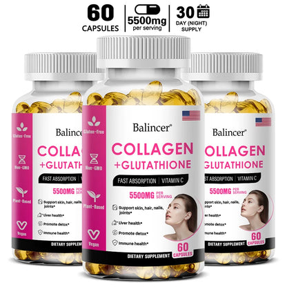 Balincer | Collagen + Glutathione with Vitamin C | Hair, Skin, Nails & Joint Support