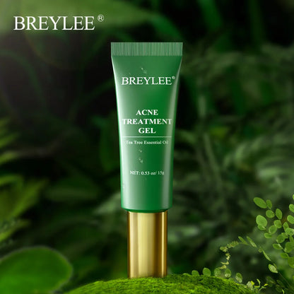 BREYLEE Complete Facial Skincare Set | Cleanser, Toner, Essence, Cream & Sheet Mask | For Acne-Prone, Oily & Combination Skin | 5pcs