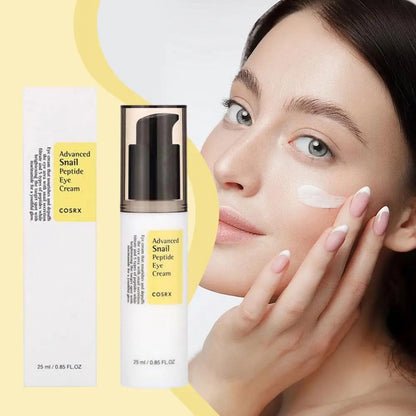 Advanced Snail Peptide Eye Cream | Fade Fine Lines, Anti-Wrinkle, Dark Circle & Eye Bag Removal, Under-Eye Skin Care