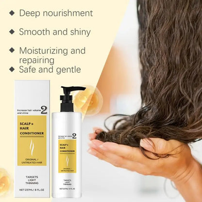 Amino Acid Conditioner Damaged Hair Smoothing Hair Care Cream Long-Lasting Deep Hydrating Nourishing Conditioner Hair Care 237ML