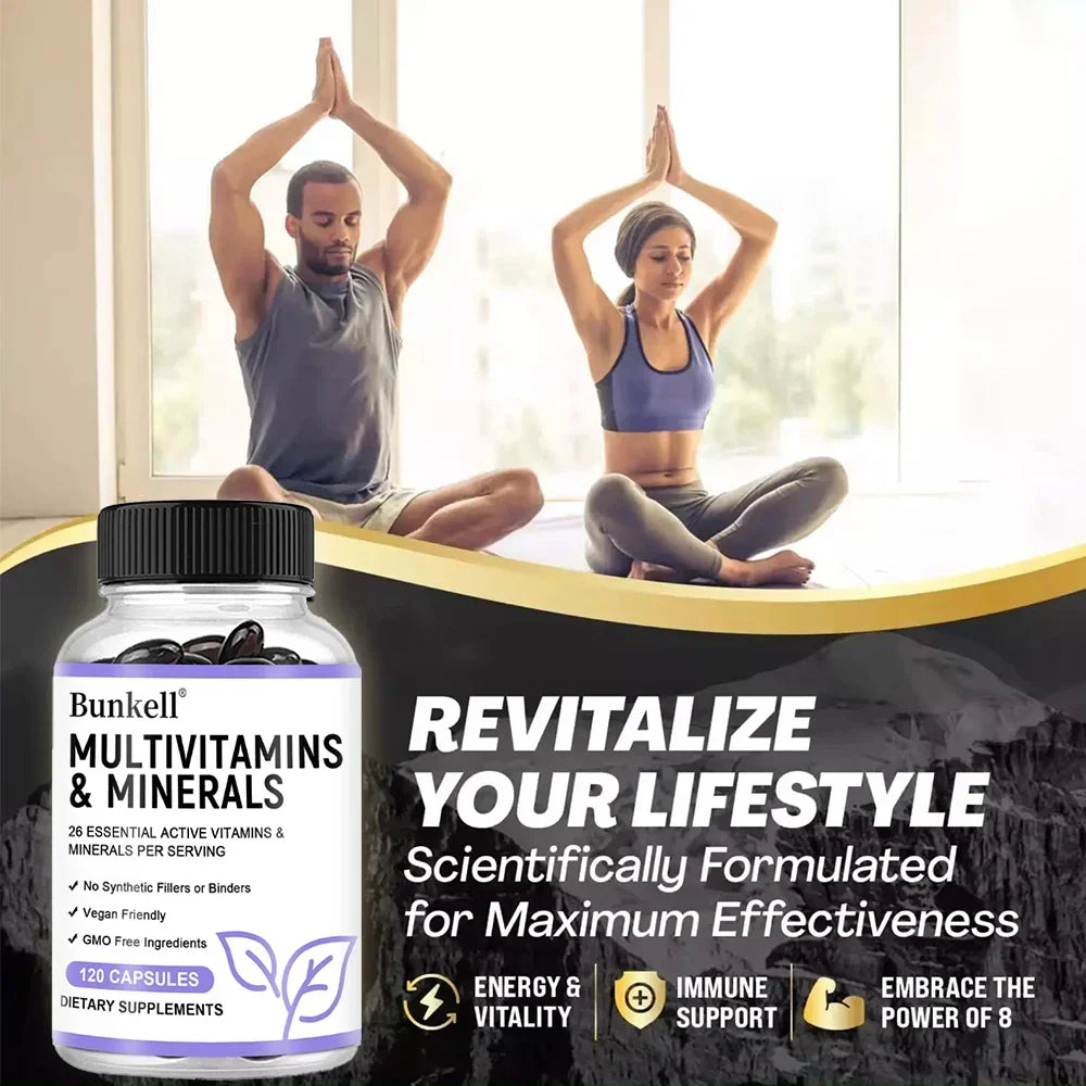 Bunkell | Multivitamins & Minerals | Full-Body Wellness Support