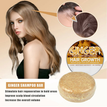 Ginger Hair Care Shampoo Gentle Soft Hair Soap Helps Ensure Nourished and Healthy Hair