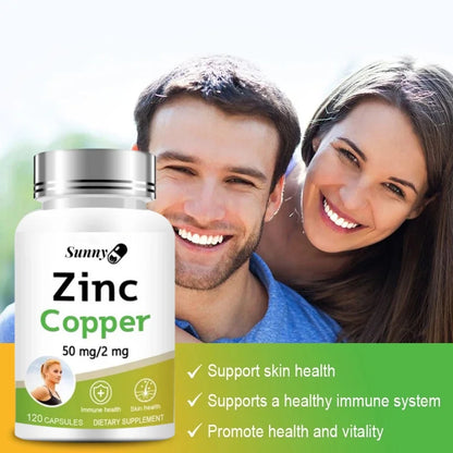Sunny | Zinc Copper Capsules | Immune & Skin Health Support