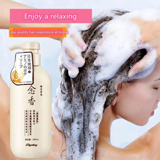 3 Pack Japanese Shampoo And Conditioner & Body Wash Set, Amino Acid Fragrant Japanese Evening Shampoo, Thick Smooth Hair