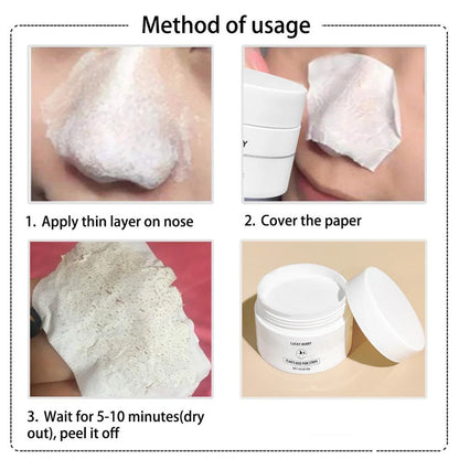 LUCKY BERRY Milky Mud Nose Pore Strips | Deep Cleansing for Acne & Blackhead Removal | Lightweight, Non-Greasy Formula | 30g