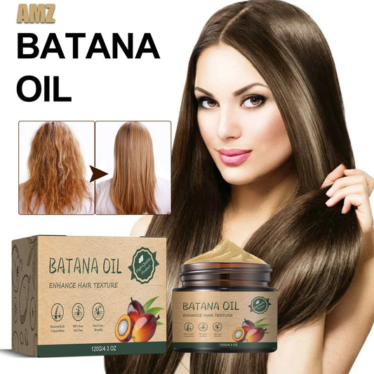 120g Batana Hair Cream Nourishes and Repairs Dry and Frizzy Hair, Softens and Cares for Hair with a Hair Mask