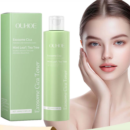 Ouhoe | Exosome Cica, Mint Leaf & Tea Tree Toner | Soothing, Refreshing & Clarifying Care