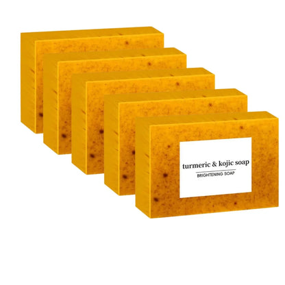 Handmade Soap | Turmeric, Lemon & Kojic Acid | Brightening & Deep Cleansing – 100g