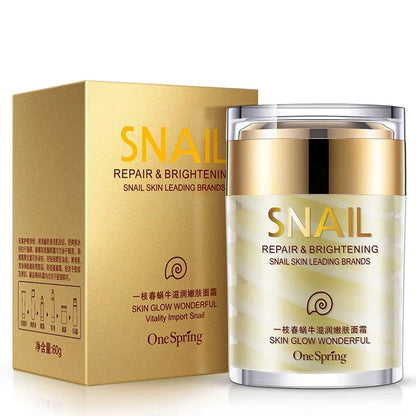Snail & Collagen Cream | Anti-Aging, Whitening, Dark Circle Fading, Eye Bag Removal, Face & Eye Serum