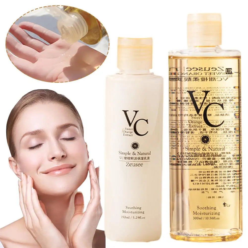 Zeusee | Vitamin C Toner & Lotion Set | Refreshing, Hydrating & Soothing Care – 150ml