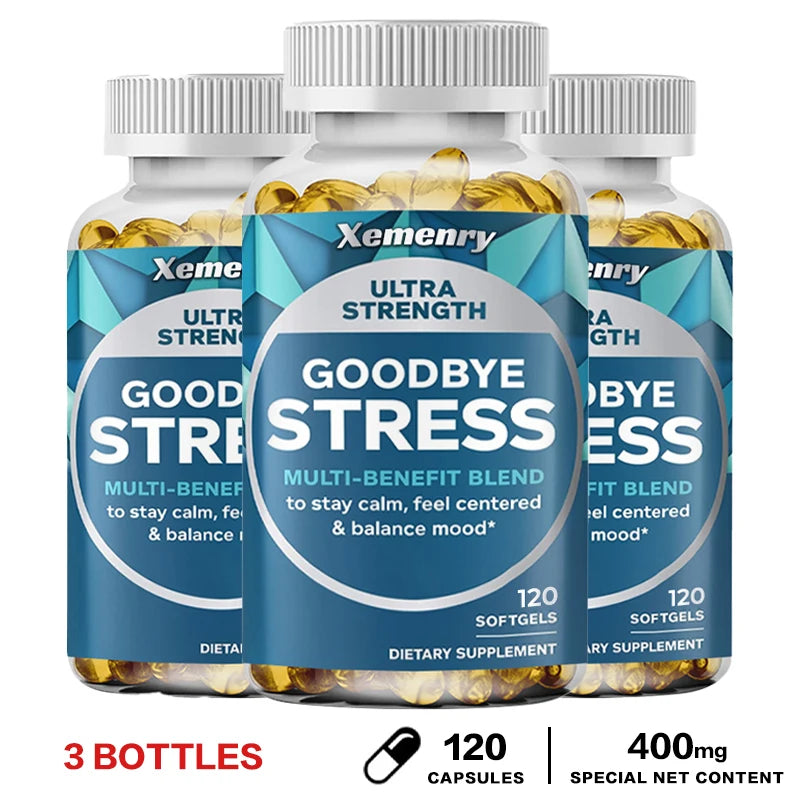 Xemenry | GABA L-Theanine Capsules | Stress Relief & Mood Balance Support