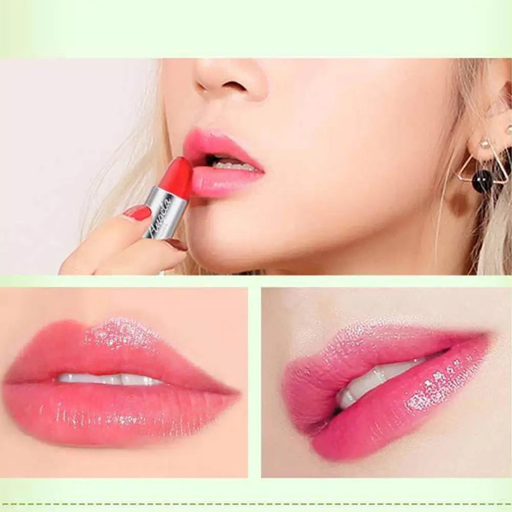 Crystal Jelly Lipstick,Magic Color Changing Lipstick, Moisturizing Temperature Color Changing Lip Gloss,Nourishing Lip Balm