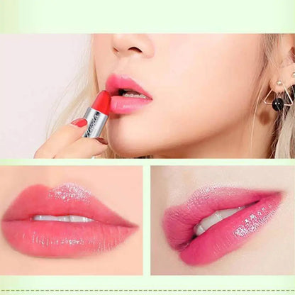 Crystal Jelly Lipstick,Magic Color Changing Lipstick, Moisturizing Temperature Color Changing Lip Gloss,Nourishing Lip Balm