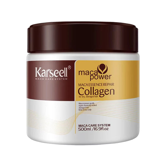 Karseell Collagen Hair Mask – 100ml / 500ml Deep Repair & Conditioning Treatment with Argan Oil