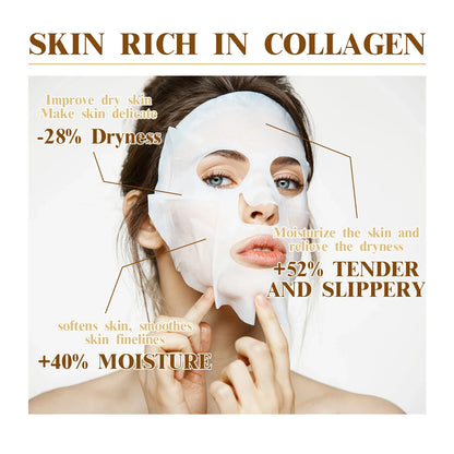 Collagen facial mask | Anti-Wrinkle, Firming & Brightening