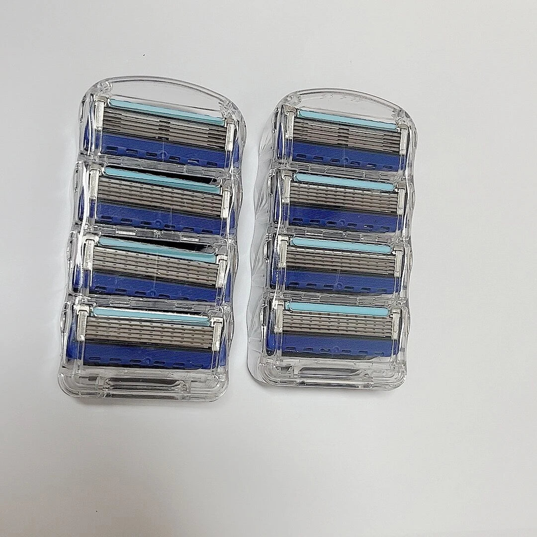 Razor Shaver for Men, Premium Shaving Shaver, 5-Layer Razor Face Beard Hair Comes with Replaceable Blades, 5-Layer Refills