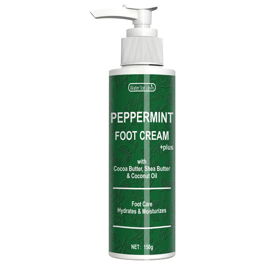 Water Ice Levin Peppermint Foot Cream – 150g Moisturizing & Hydrating Cream with Shea Butter & Coconut Oil