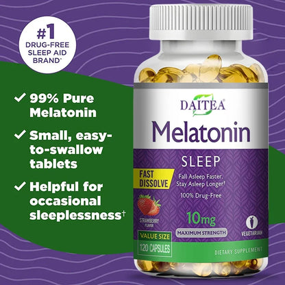 Daitea | Melatonin Sleep Supplement | Natural Sleep Support