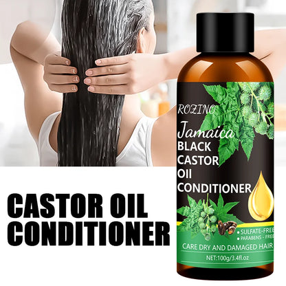Jamaica Black Castor Hair Conditioner Contain Black Castor Essence, Which Can Fix Hair, Make It Smooth, Dry And