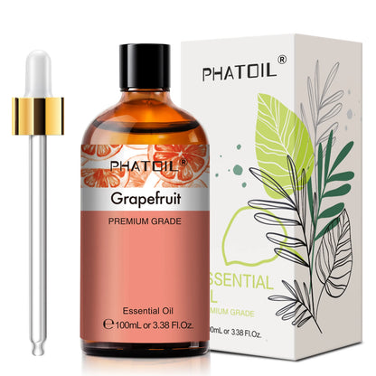 PHATOIL 100ml Natural Essential Oil For Skin Aromatherapy Diffuser Eucalyptus Lavender Vanilla Rose Fragrance Essential Oils