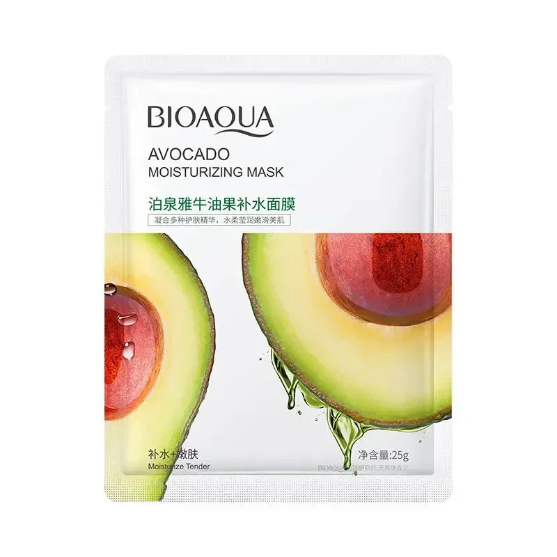 Bioaqua | 12 Variants Facial Mask | Moisturizing, Brightening & Nourishing