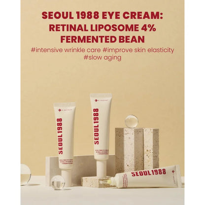 KSECRET SEOUL 1988 | Retinal Liposome 4% & Fermented Bean | Eye Cream | 30ml