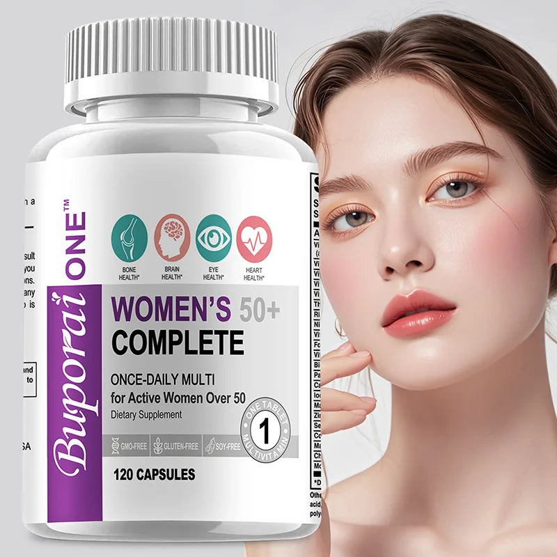 Buporai | Women's 50+ Multivitamin | Bone, Brain & Skin Support