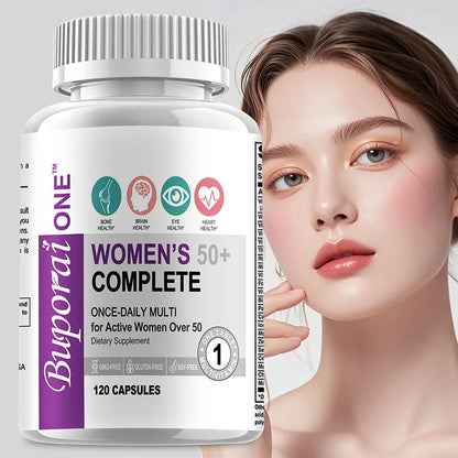Buporai | Women's 50+ Multivitamin | Bone, Brain & Skin Support