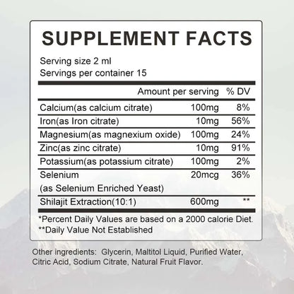 Orgmax | Shilajit Liquid Drops | Energy & Immune Support