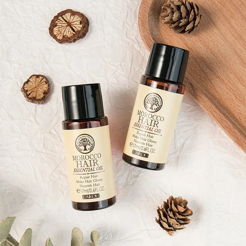 Argan Oil Hair Care Treatment Essence Fast Powerful Hair Growth Liquid Hair Loss Products Serum Repair Hair Keratine Herbal 17ml