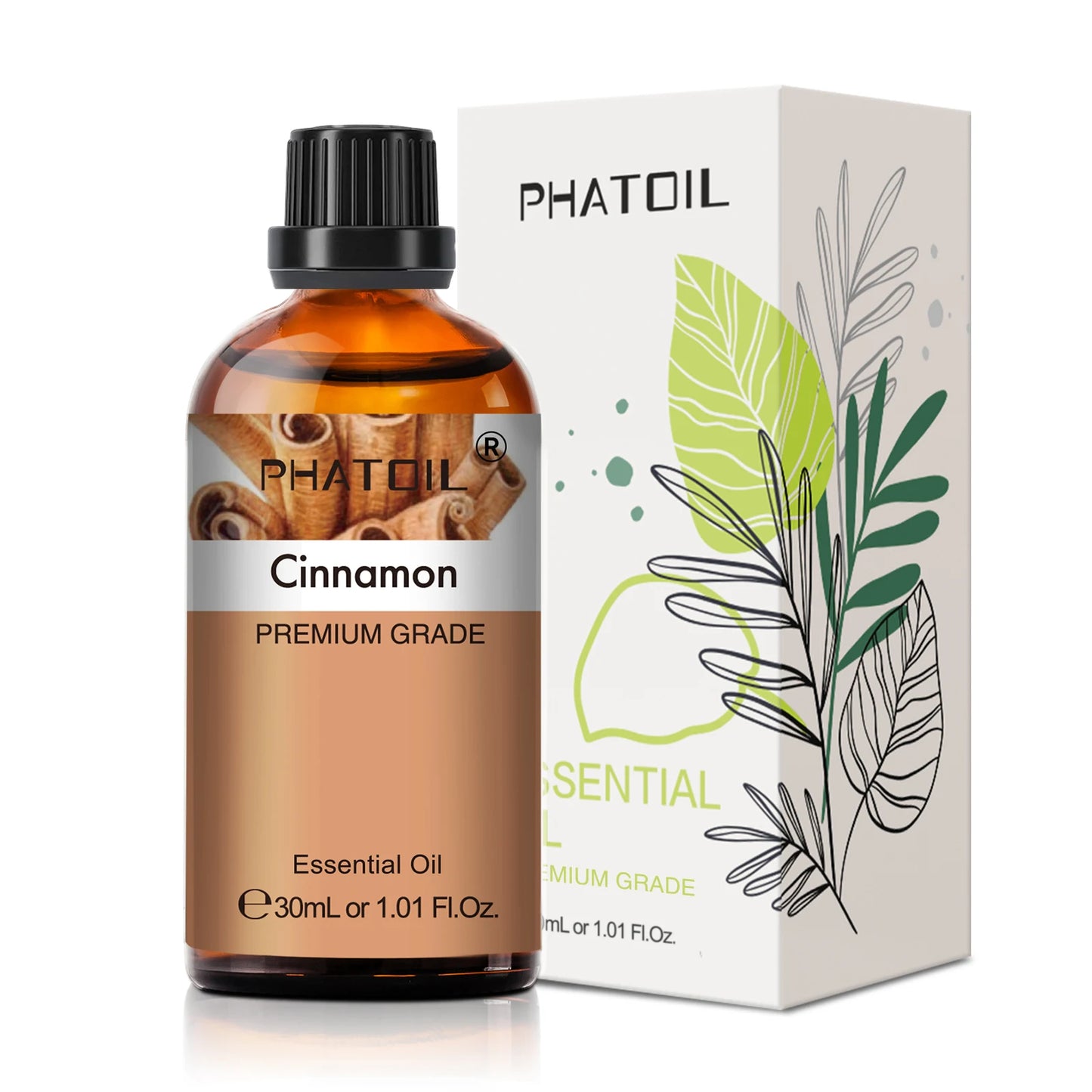 PHATOIL 1PCS Aromatherapy Essential Oil 30ml Lemon Eucalyptus Spearmint Australian Tea Tree Juniper Rose Aroma Essential Oils