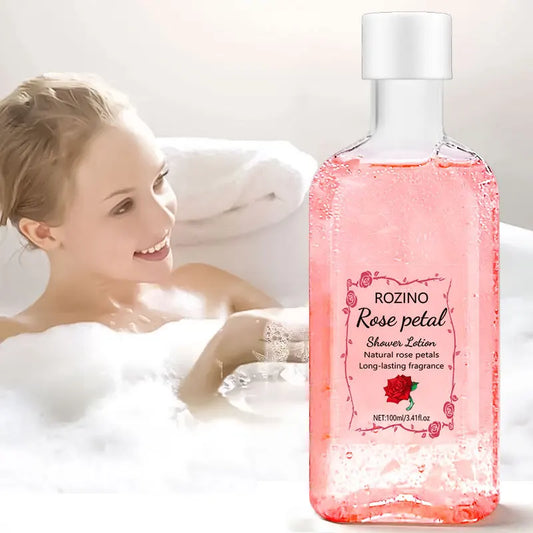 Rose Body Wash Lasting Fragrance Foam Thick Cleaning Power Strong Moisturizing Brightening Improving Rough Tender Skin
