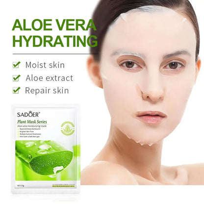 Sadoer | Aloe Vera & Avocado facial mask | Hydrating, Moisturizing & Fine Line Care