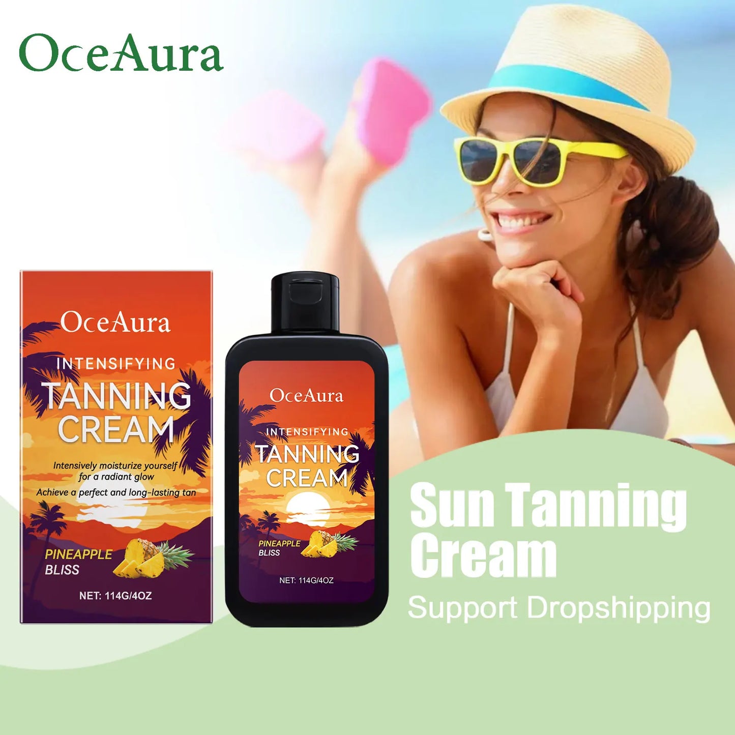 Body Tanning Cream In Solarium Accelerate Skin Bronzing Strengthen Melanin Promote Healthy Skin Tone Natural Self Tanning Lotion